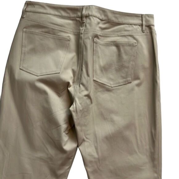 Talbots Khaki Beige Slim Ankle Pants Size 14 New - Picture 4 of 10